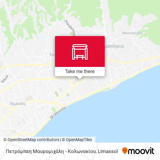 Πετρόμπεη Μαυρομιχάλη - Κολωνακίου map