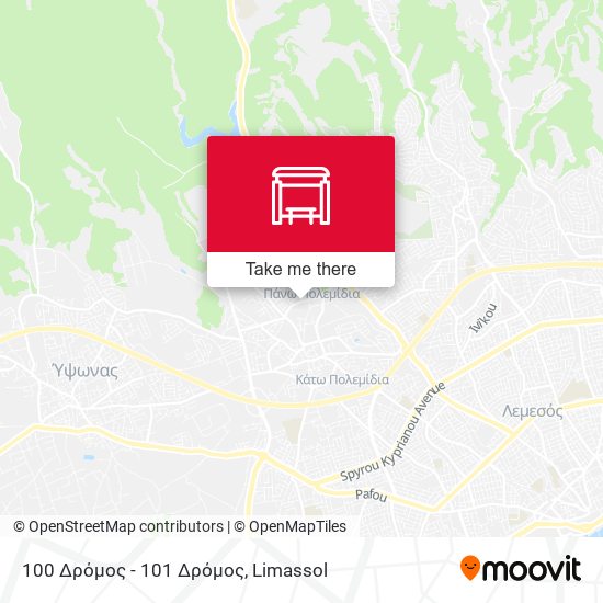 100 Δρόμος - 101 Δρόμος map