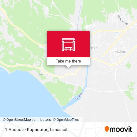 1 Δρόμος - Καρπασίας map