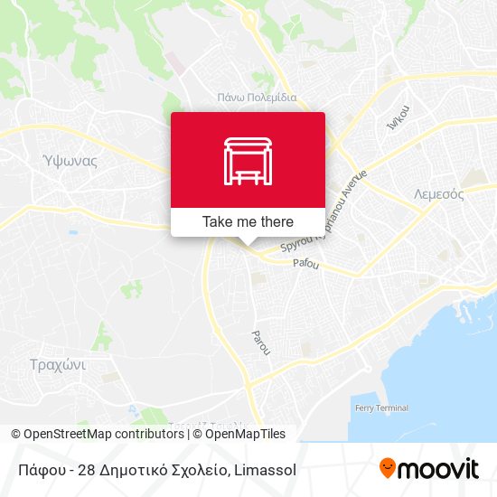 Πάφου - 28 Δημοτικό Σχολείο map