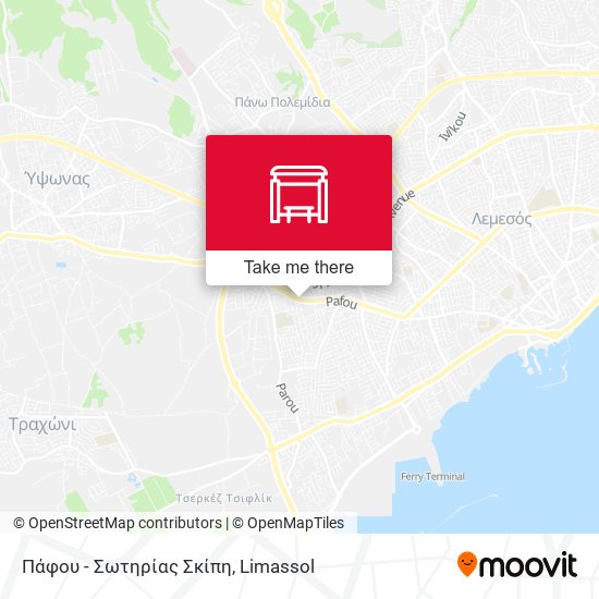 Πάφου - Σωτηρίας Σκίπη map