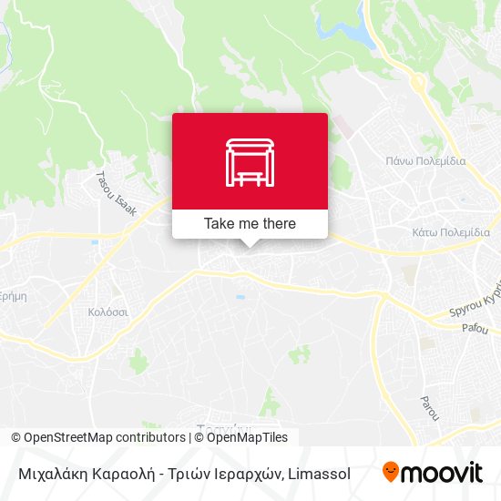Μιχαλάκη Καραολή - Τριών Ιεραρχών map