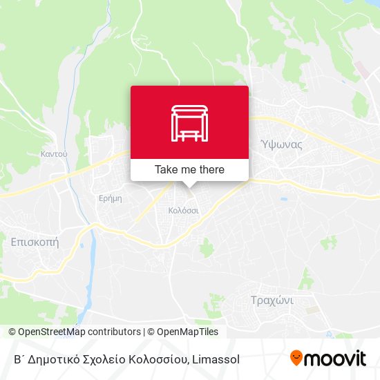 Β´ Δημοτικό Σχολείο Κολοσσίου map