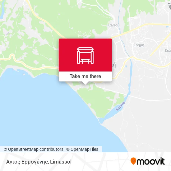 Άγιος Ερμογένης map