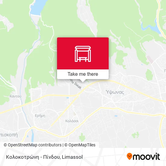 Κολοκοτρώνη - Πίνδου map