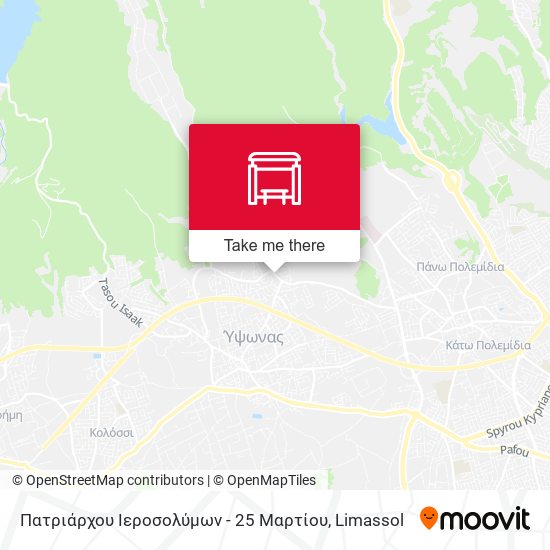 Πατριάρχου Ιεροσολύμων - 25 Μαρτίου map