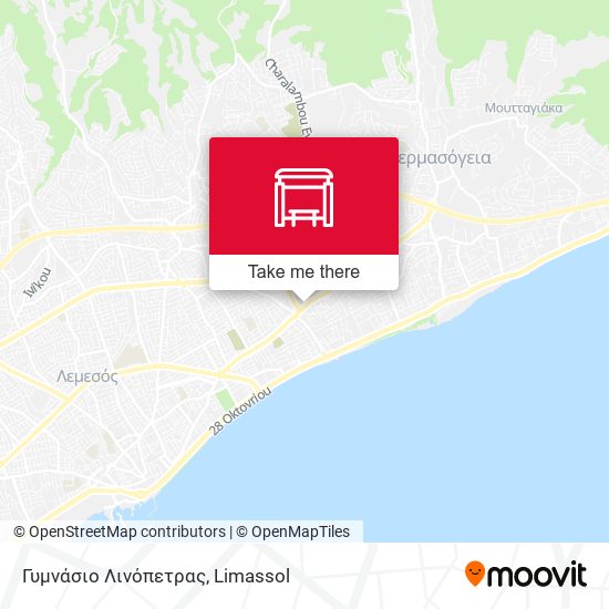 Γυμνάσιο Λινόπετρας map
