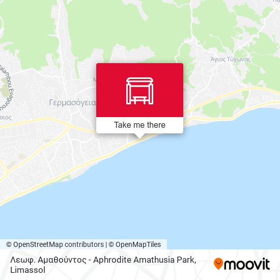 Λεωφ. Αμαθούντος - Aphrodite Amathusia Park map