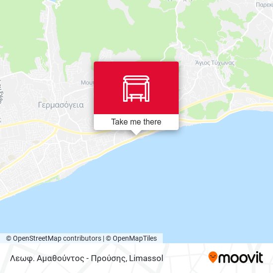 Λεωφ. Αμαθούντος - Προύσης map