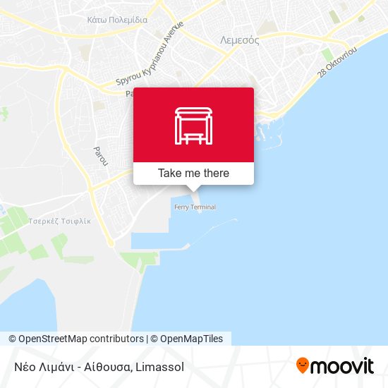 Νέο Λιμάνι - Αίθουσα map