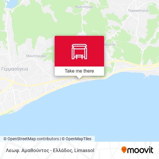 Λεωφ. Αμαθούντος - Ελλάδος map