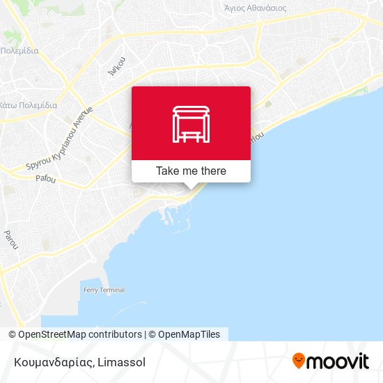 Κουμανδαρίας map