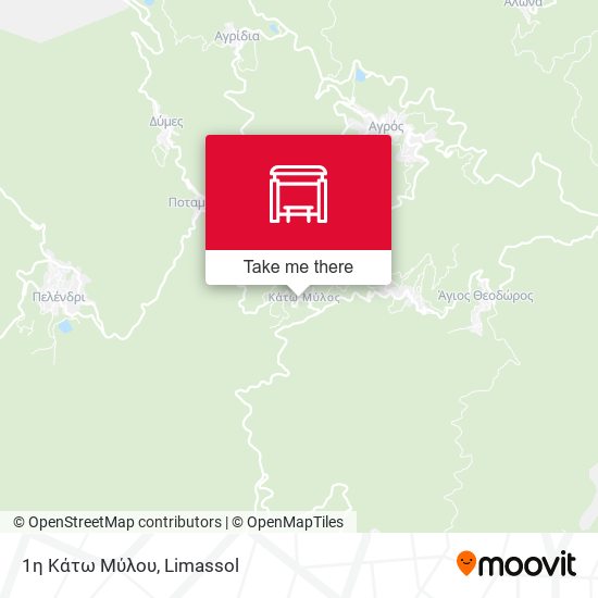 1η Κάτω Μύλου map