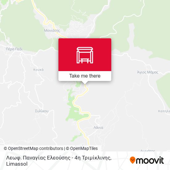 Λεωφ. Παναγίας Ελεούσης - 4η Τριμίκλινης map