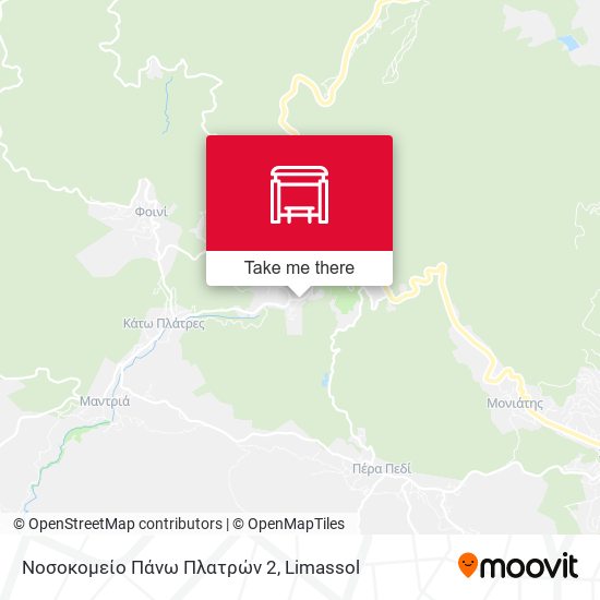 Νοσοκομείο Πάνω Πλατρών 2 map