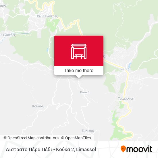 Δίστρατο Πέρα Πέδι - Κούκα 2 map