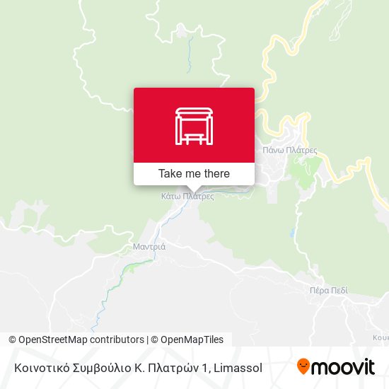 Κοινοτικό Συμβούλιο Κ. Πλατρών 1 map