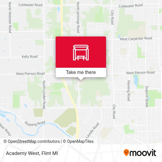 Academy West map