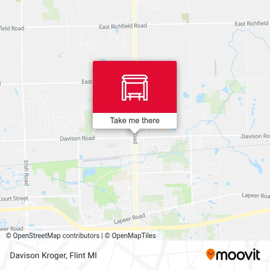 Davison Kroger map
