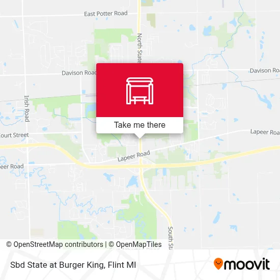 Sbd State at Burger King map