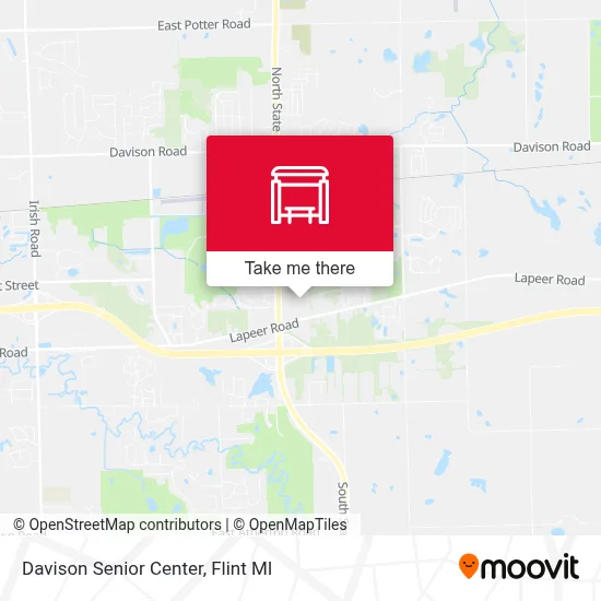 Davison Senior Center map