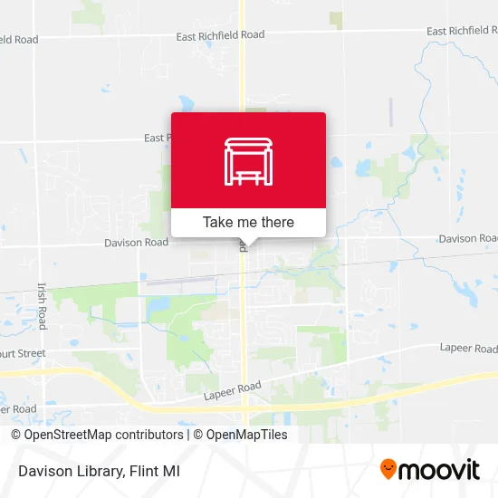 Davison Library map