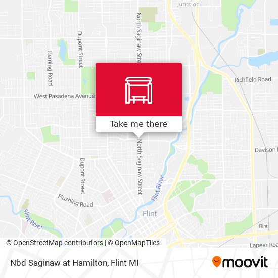 Nbd Saginaw at Hamilton map