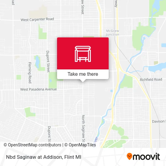 Mapa de Nbd Saginaw at Addison