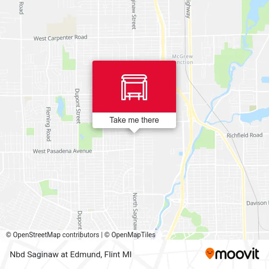 Mapa de Nbd Saginaw at Edmund