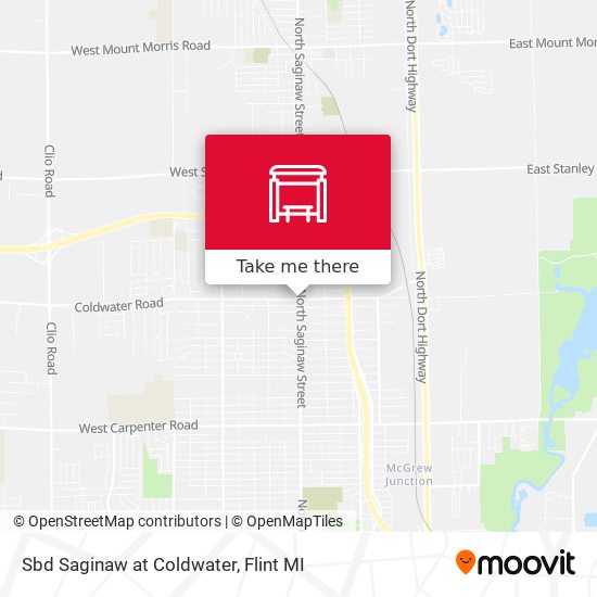 Mapa de Sbd Saginaw at Coldwater