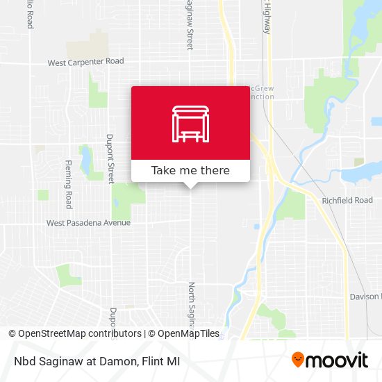 Mapa de Nbd Saginaw at Damon
