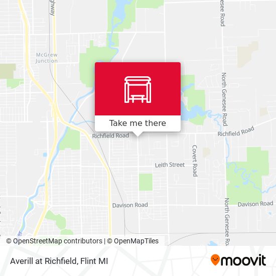 Averill at Richfield map