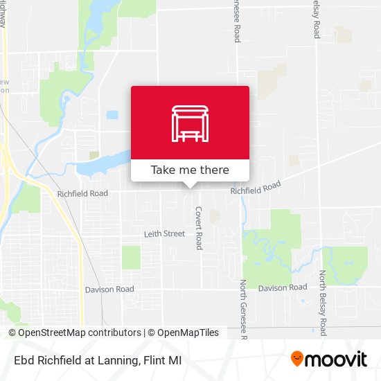 Ebd Richfield at Lanning map