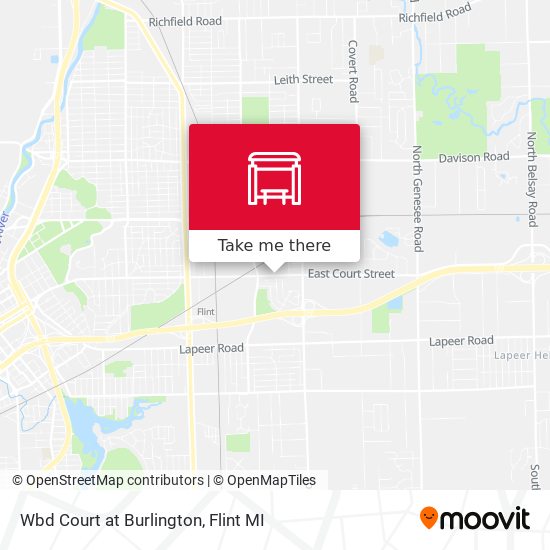 Wbd Court at Burlington map
