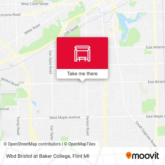 Mapa de Wbd Bristol at Baker College