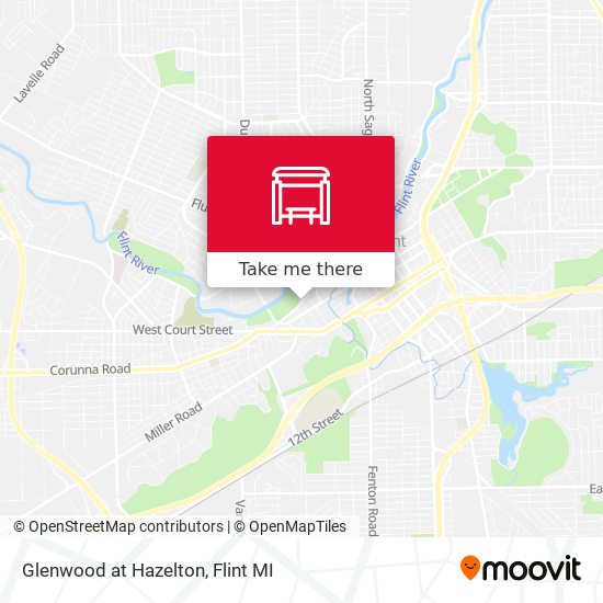 Glenwood at Hazelton map