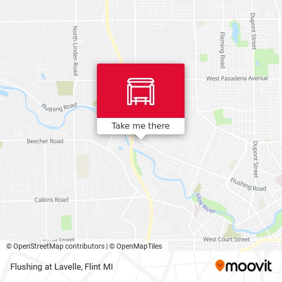 Flushing at Lavelle map