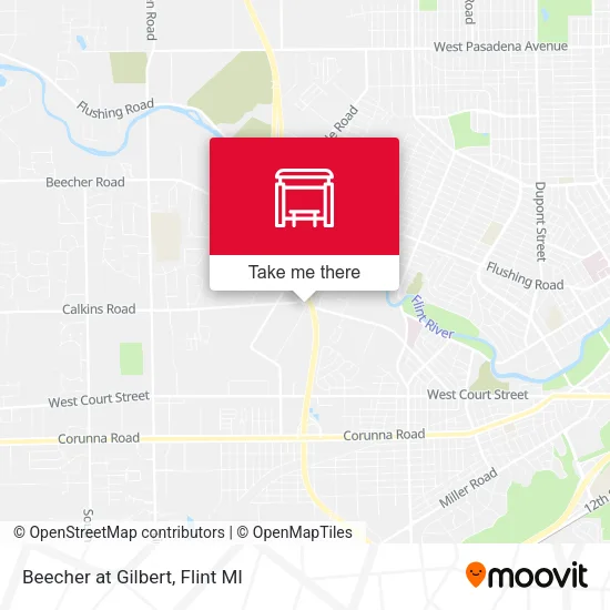 Beecher at Gilbert map