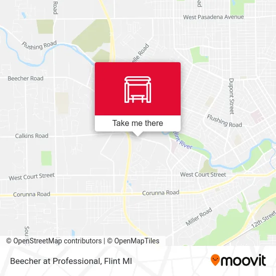 Beecher at Professional map