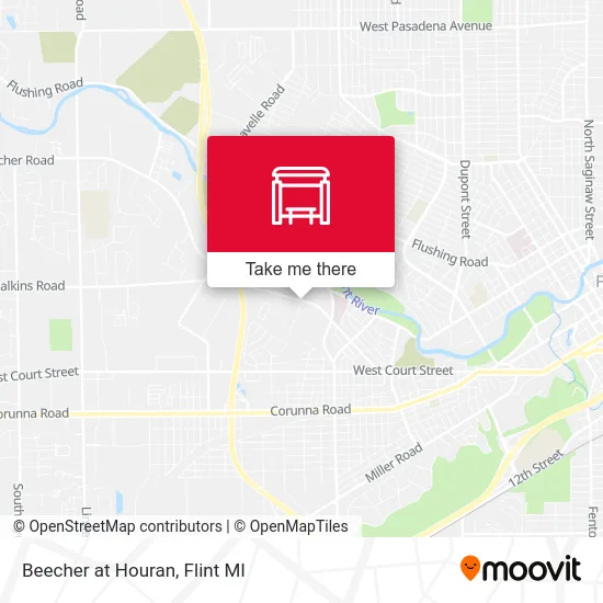 Beecher at Houran map