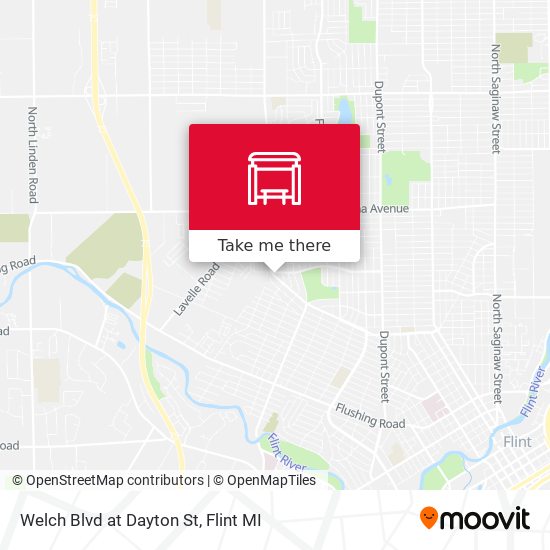 Welch Blvd at Dayton St map