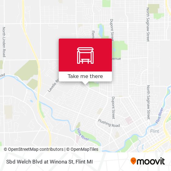 Mapa de Sbd Welch Blvd at Winona St