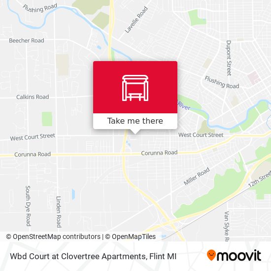 Wbd Court at Clovertree Apartments map