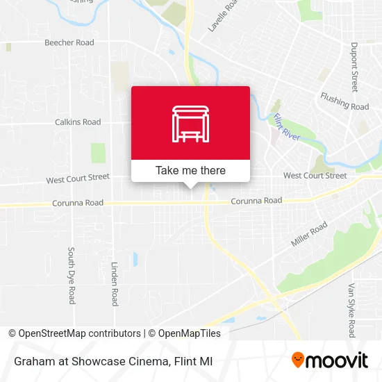 Mapa de Graham at Showcase Cinema