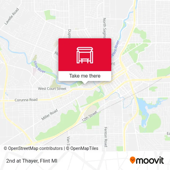 Mapa de 2nd at Thayer