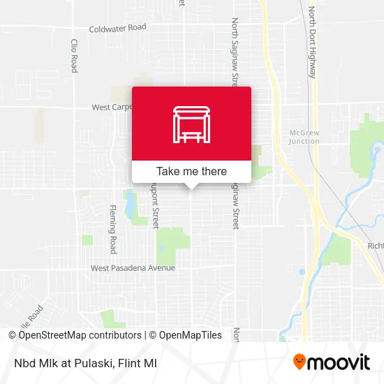 Mapa de Nbd Mlk at Pulaski