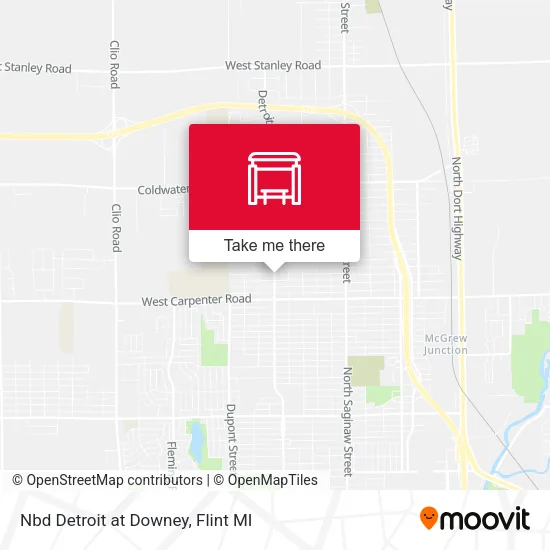Mapa de Nbd Detroit at Downey