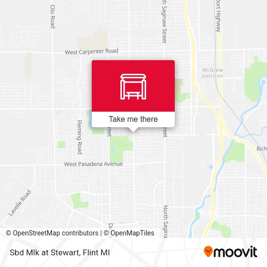 Mapa de Sbd Mlk at Stewart
