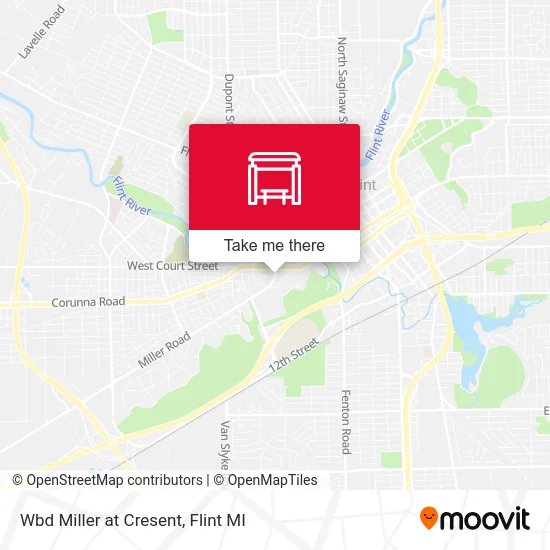 Wbd Miller at Cresent map