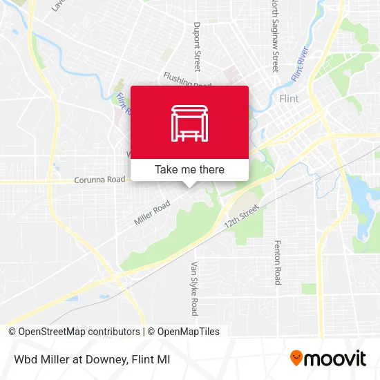 Mapa de Wbd Miller at Downey